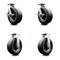 Service Caster BBQ Smoker Grill Flat-Free All Terrain 10'' Caster Wheel Set, 4PK SMOK-SCC-100S1030-SNB-SLB-BSL-2-R-2 - alternate 1